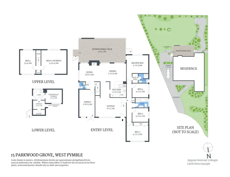 Floorplan of Homely house listing, 15 Parkwood Grove, West Pymble NSW 2073