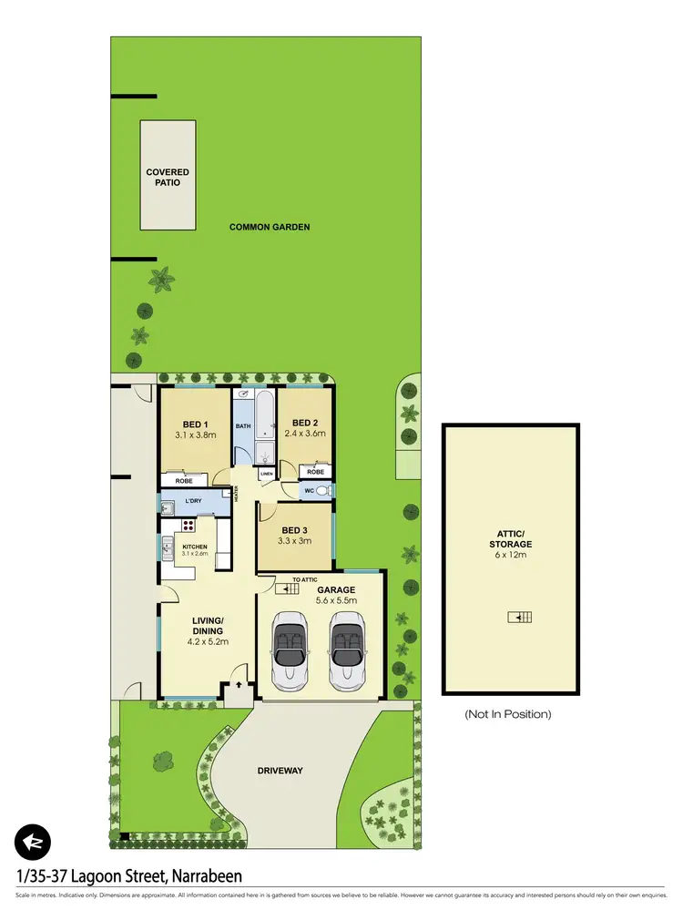 Floorplan of Homely townhouse listing, 1/35 Lagoon Street, Narrabeen NSW 2101