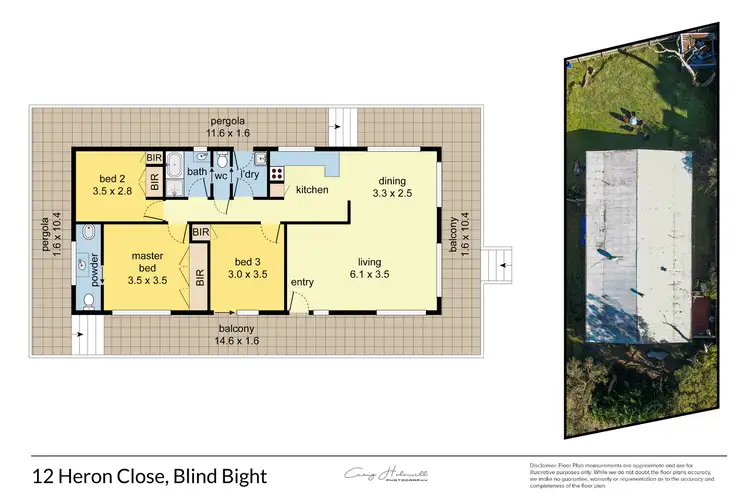 Floorplan of Homely house listing, 12 Heron Close, Blind Bight VIC 3980