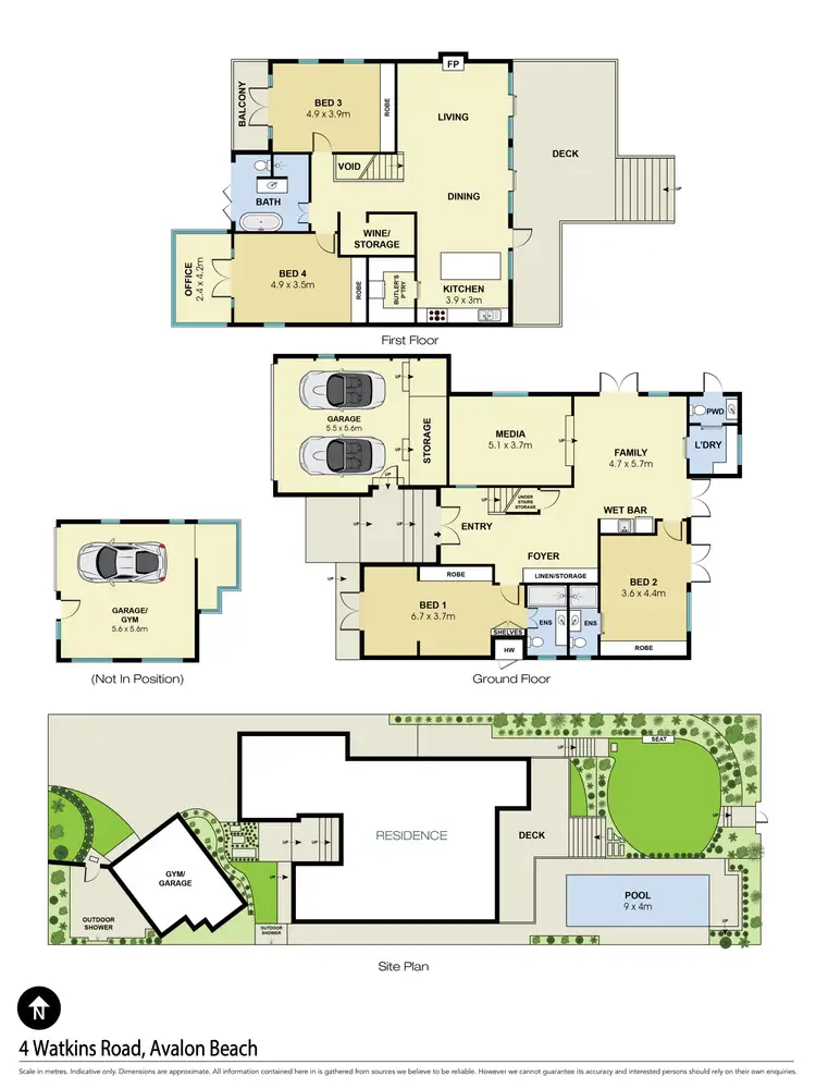 Floorplan of Homely house listing, 4 Watkins Road, Avalon Beach NSW 2107