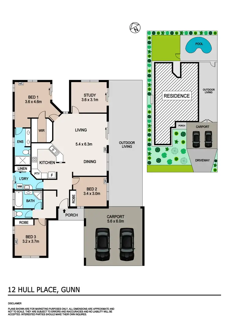 Floorplan of Homely house listing, 12 Hull Place, Gunn NT 832
