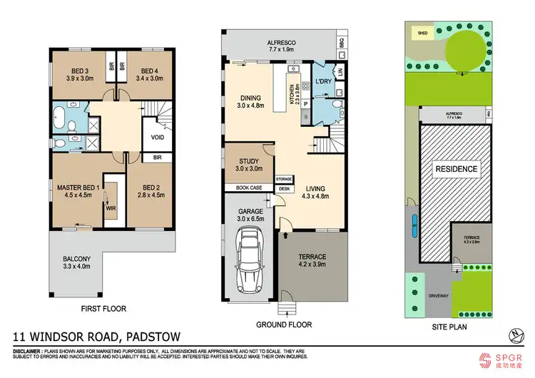 Floorplan of Homely semi-detached listing, 11 Windsor Road, Padstow NSW 2211