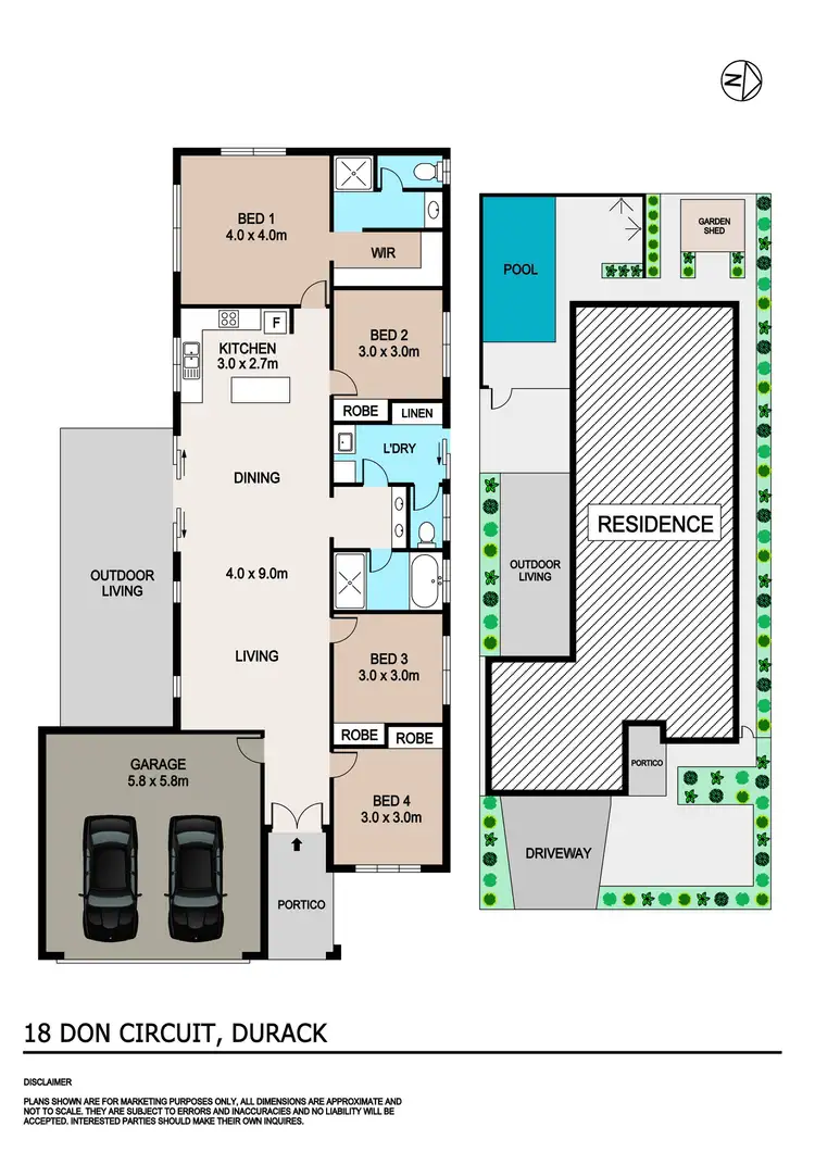 Floorplan of Homely house listing, 18 Don Circuit, Durack NT 830