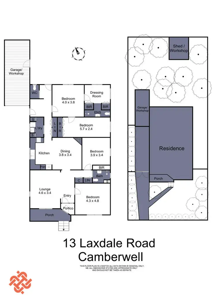 Floorplan of Homely house listing, 13 Laxdale Road, Camberwell VIC 3124