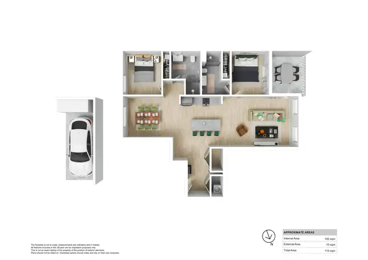 Floorplan of Homely unit listing, 1101/2 Charles Street, Charlestown NSW 2290