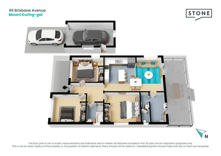 Floorplan of Homely house listing, 49 Brisbane Avenue, Mount Kuring-Gai NSW 2080