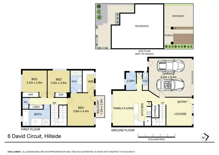 Floorplan of Homely house listing, 6 David Circuit, Hillside VIC 3037
