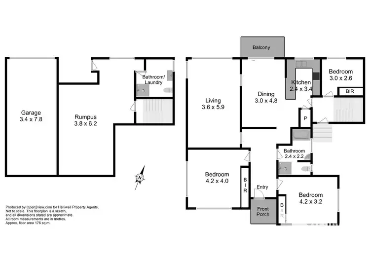 Floorplan of Homely house listing, 40 Lyons Avenue, Miandetta TAS 7310