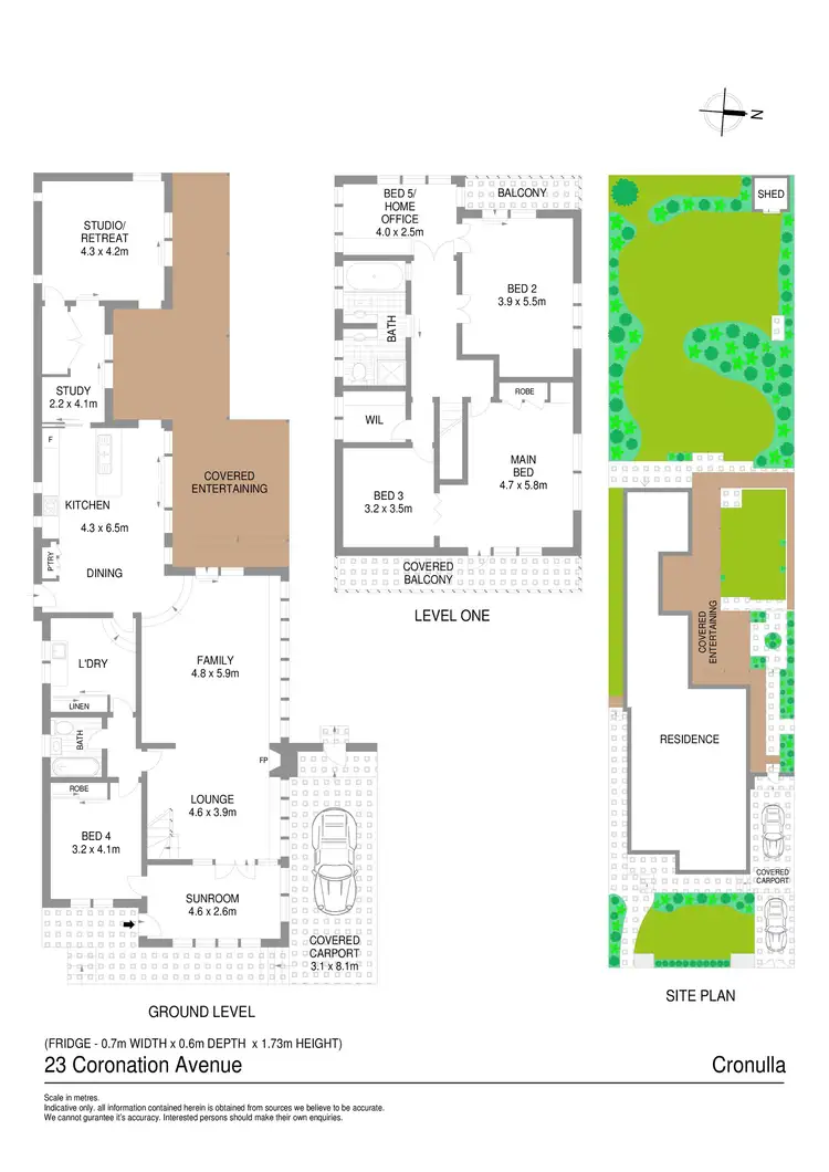 Floorplan of Homely house listing, 23 Coronation Avenue, Cronulla NSW 2230