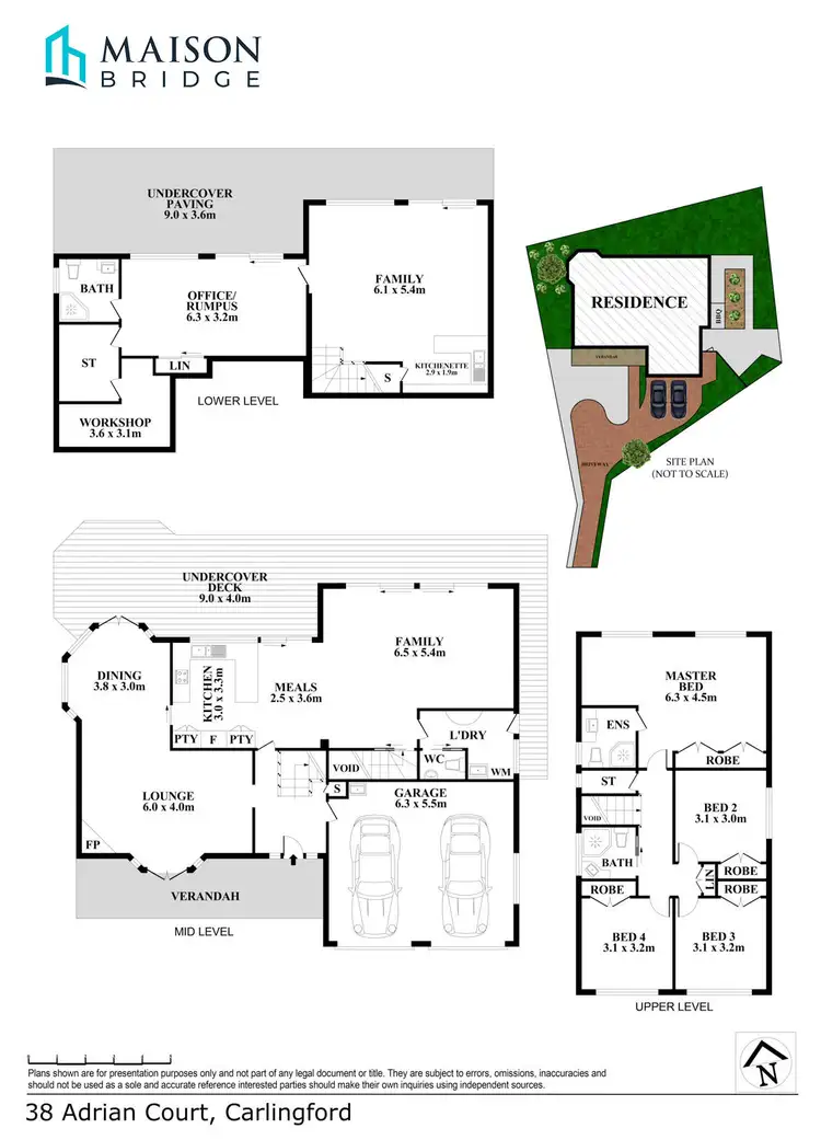 Floorplan of Homely house listing, 38 Adrian Court, Carlingford NSW 2118