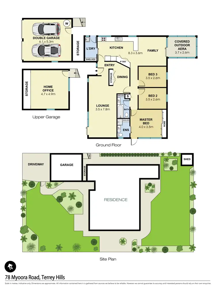 Floorplan of Homely house listing, 78 Myoora Road, Terrey Hills NSW 2084