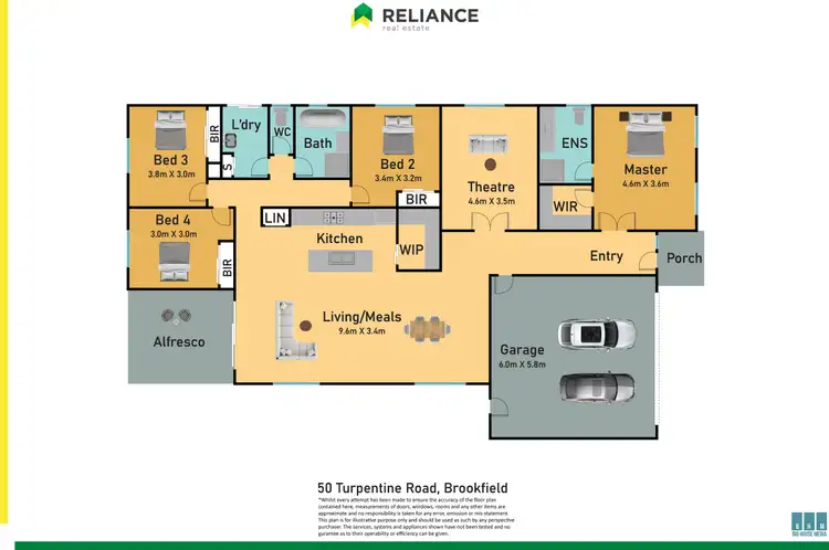 Floorplan of Homely house listing, 50 Turpentine Road, Brookfield VIC 3338
