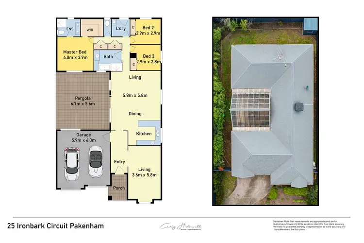 Floorplan of Homely house listing, 25 Ironbark Circuit, Pakenham VIC 3810