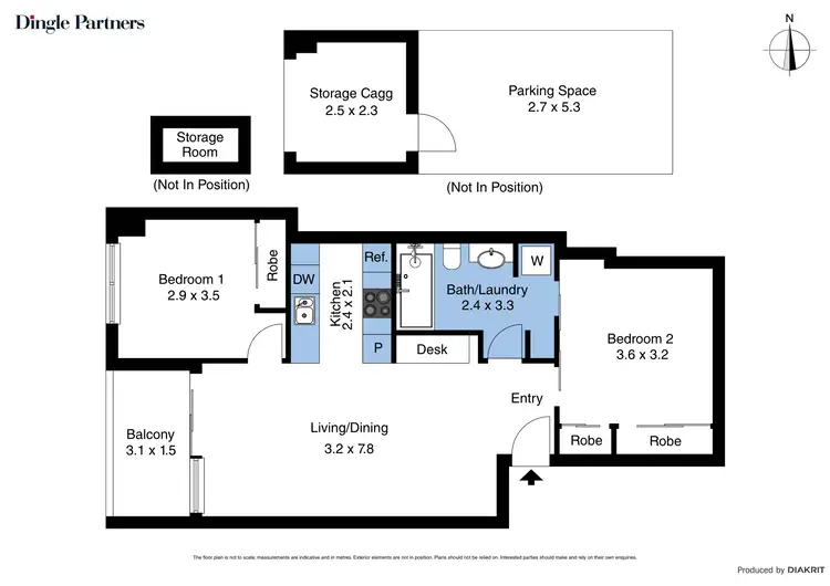 Floorplan of Homely apartment listing, 1003/225 Elizabeth Street, Melbourne VIC 3000