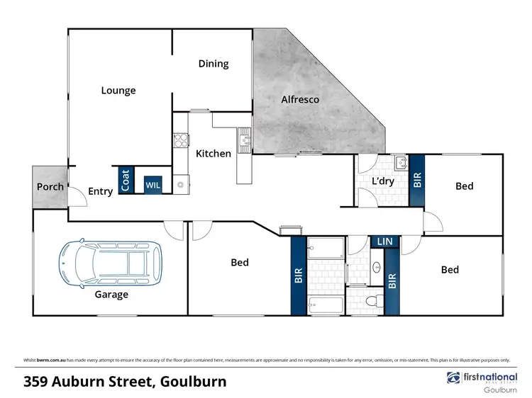Floorplan of Homely house listing, 359 Auburn Street, Goulburn NSW 2580