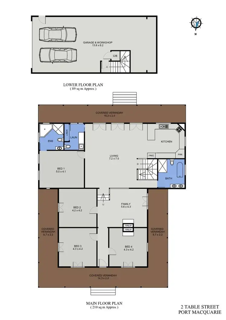 Floorplan of Homely house listing, 2 Table Street, Port Macquarie NSW 2444