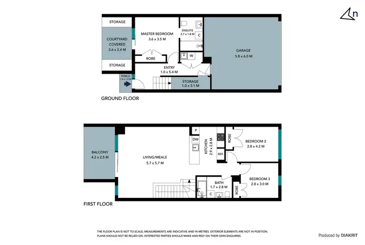 Floorplan of Homely townhouse listing, 18 Broadside Walk, Point Cook VIC 3030