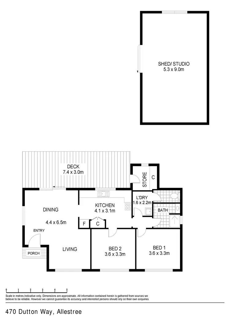 Floorplan of Homely house listing, 470 Dutton Way, Dutton Way VIC 3305