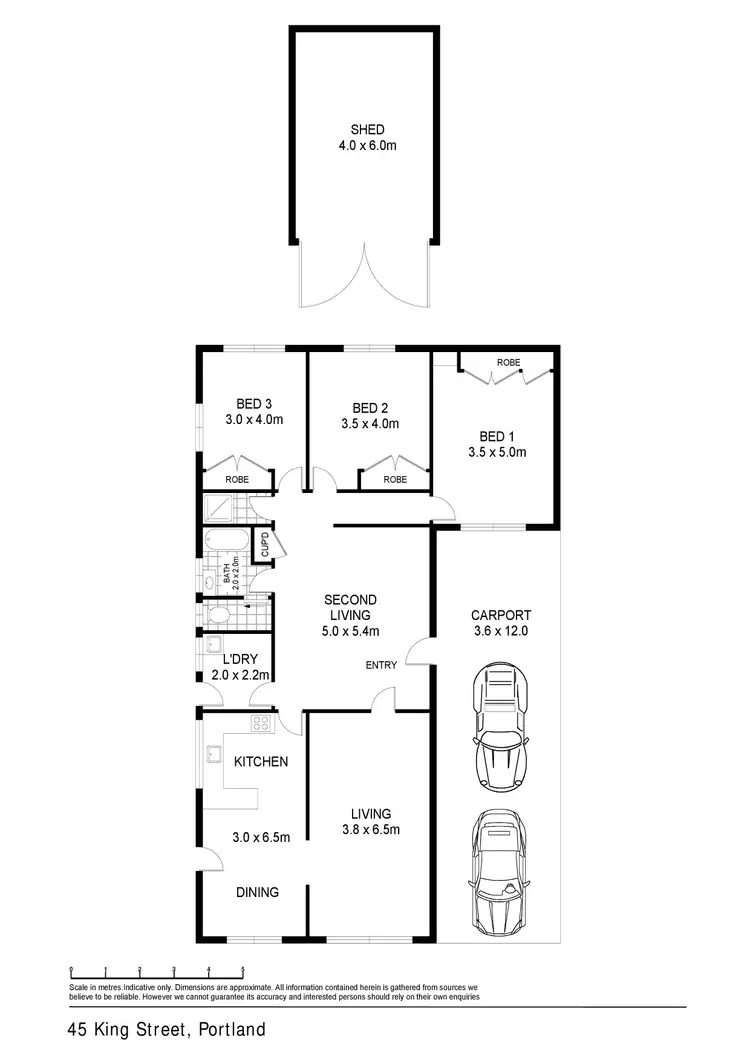 Floorplan of Homely house listing, 45 King Street, Portland VIC 3305