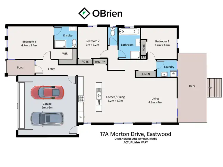Floorplan of Homely house listing, 17a Morton Drive, Eastwood VIC 3875