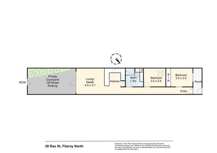 Floorplan of Homely house listing, 28 Rae Street, Fitzroy North VIC 3068