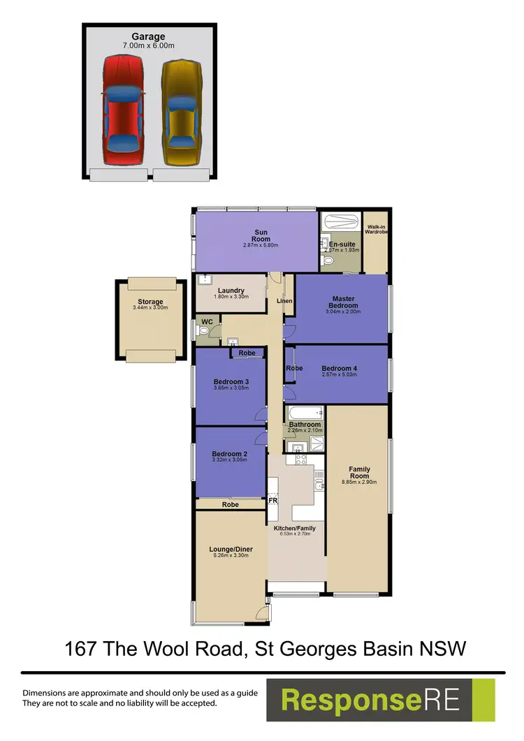 Floorplan of Homely house listing, 167 The Wool Road, St Georges Basin NSW 2540