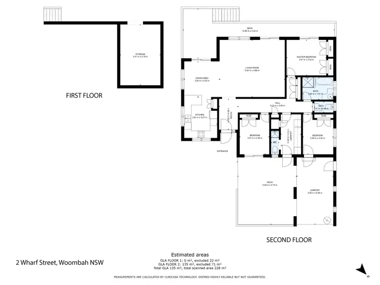 Floorplan of Homely house listing, 2 Wharf Street, Woombah NSW 2469