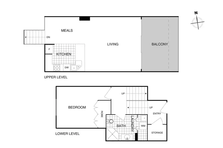 Floorplan of Homely apartment listing, 22/45 Blackall Street, Barton ACT 2600