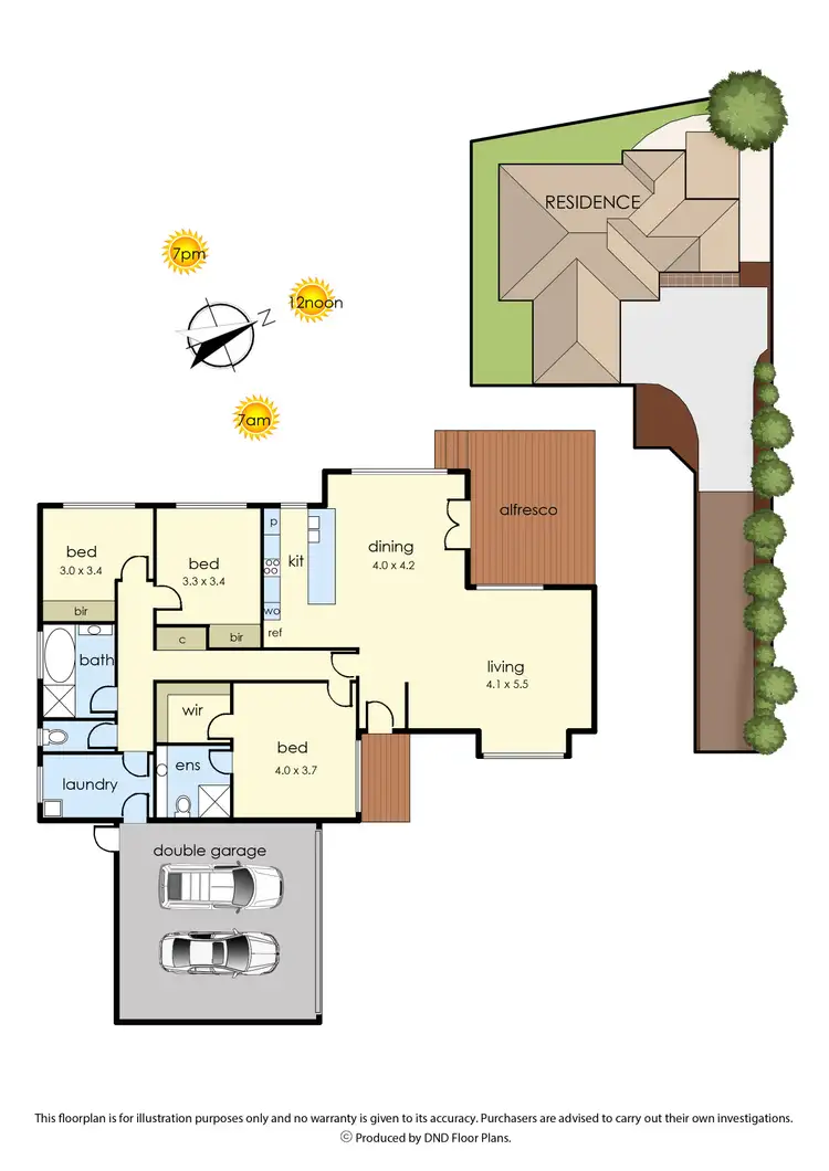 Floorplan of Homely house listing, 41A Kareela Road, Frankston VIC 3199