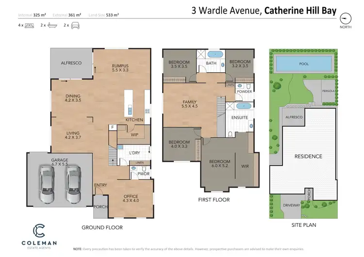 Floorplan of Homely house listing, 3 Wardle Avenue, Catherine Hill Bay NSW 2281