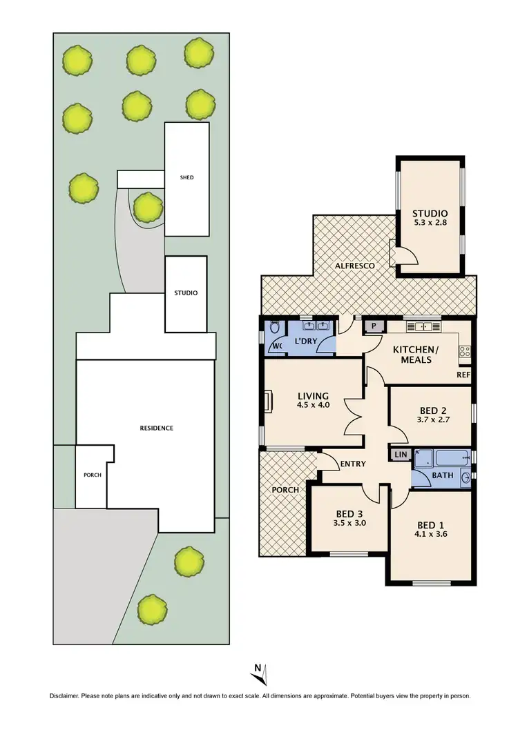 Floorplan of Homely house listing, 43 Dunne Street, Kingsbury VIC 3083