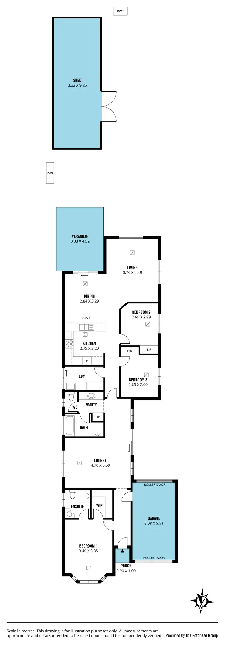 Floorplan of Homely house listing, 29 Condada Avenue, Park Holme SA 5043