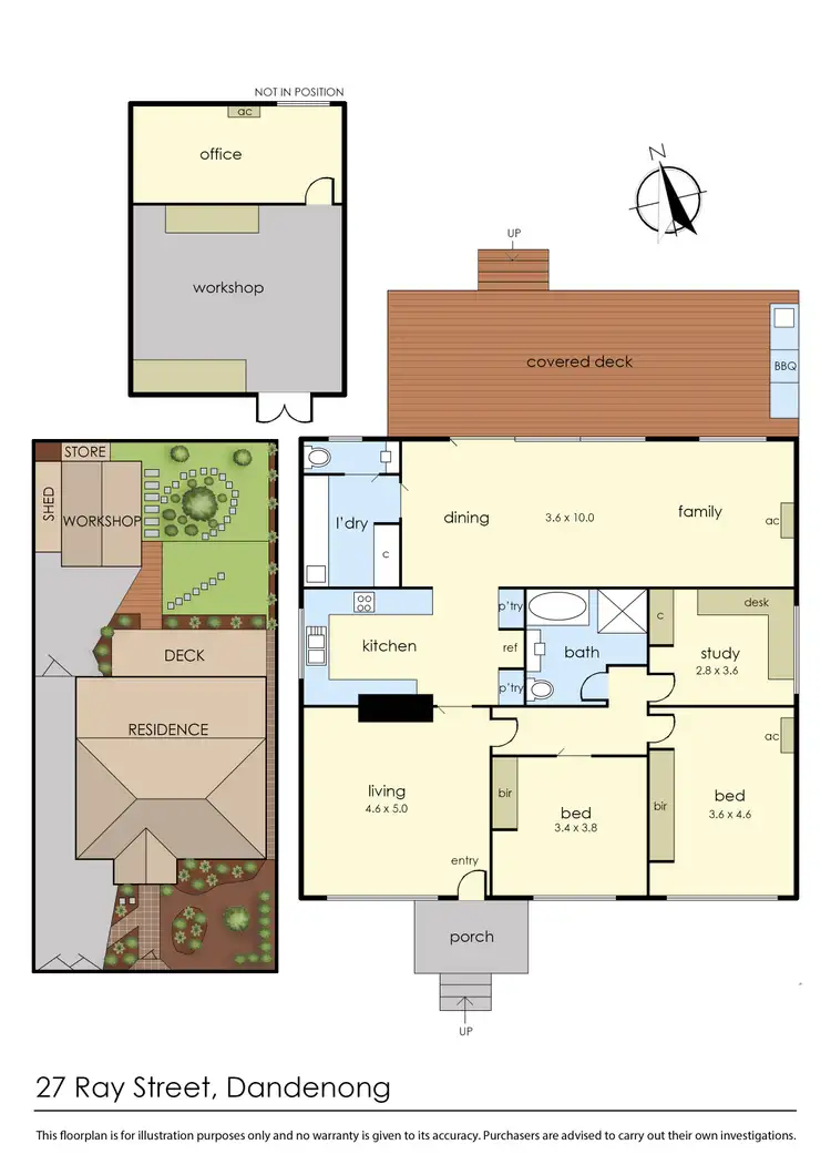 Floorplan of Homely house listing, 27 Ray Street, Dandenong VIC 3175