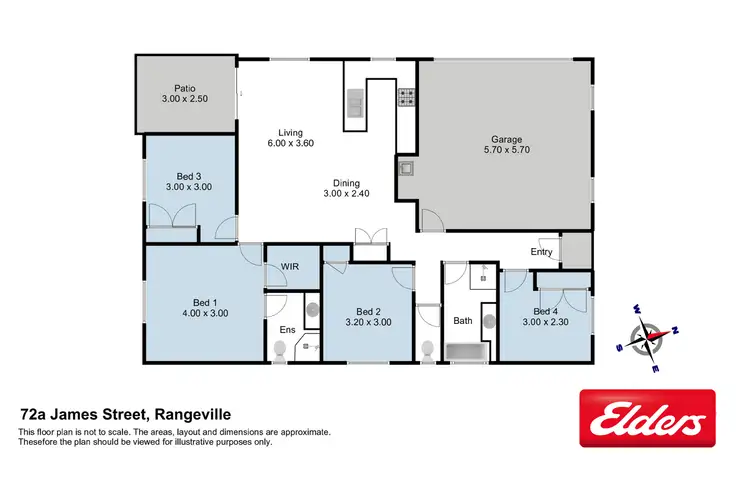 Floorplan of Homely house listing, 72A James Street, Rangeville QLD 4350