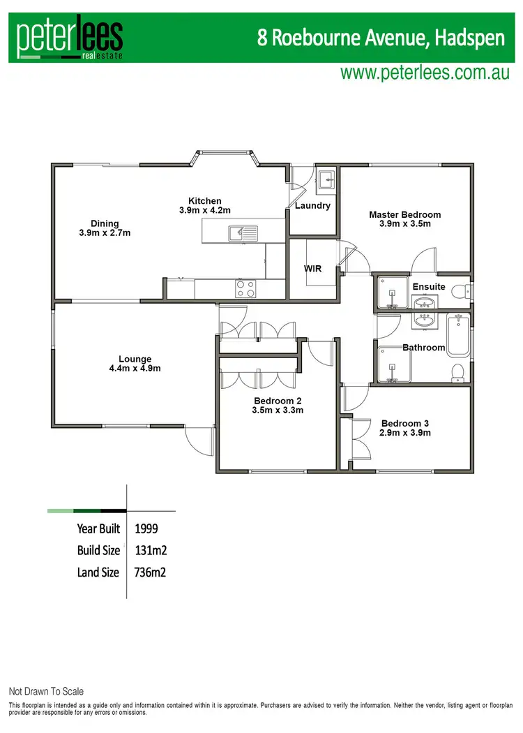 Floorplan of Homely house listing, 8 Roebourne Avenue, Hadspen TAS 7290