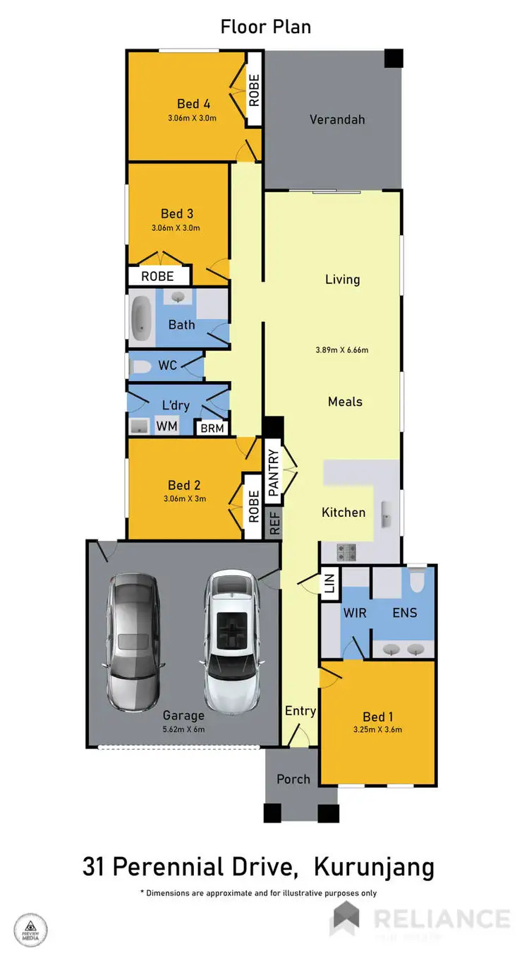 Floorplan of Homely house listing, 31 Perennial Drive, Kurunjang VIC 3337
