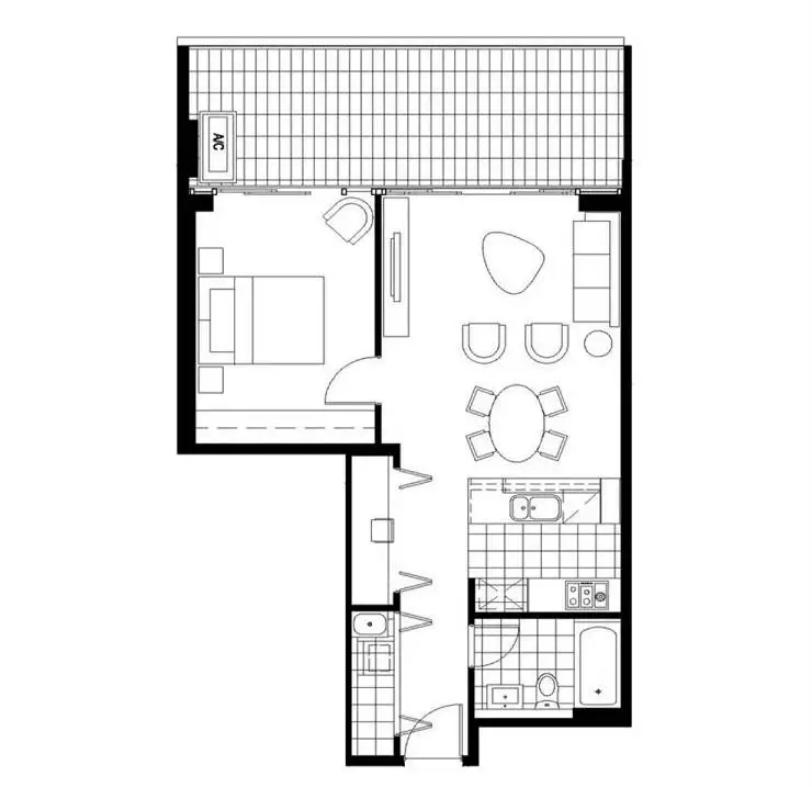 Floorplan of Homely apartment listing, 2002/46 Walker Street, Rhodes NSW 2138