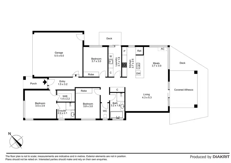 Floorplan of Homely house listing, 14 Eman Terrace, Hastings VIC 3915