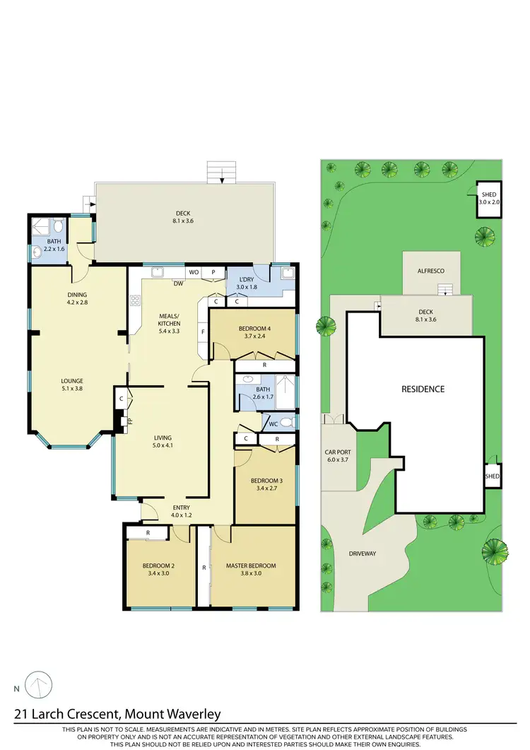 Floorplan of Homely house listing, 21 Larch Crescent, Mount Waverley VIC 3149