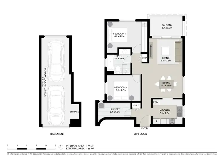 Floorplan of Homely apartment listing, 18/44 The Grand Parade, Sutherland NSW 2232
