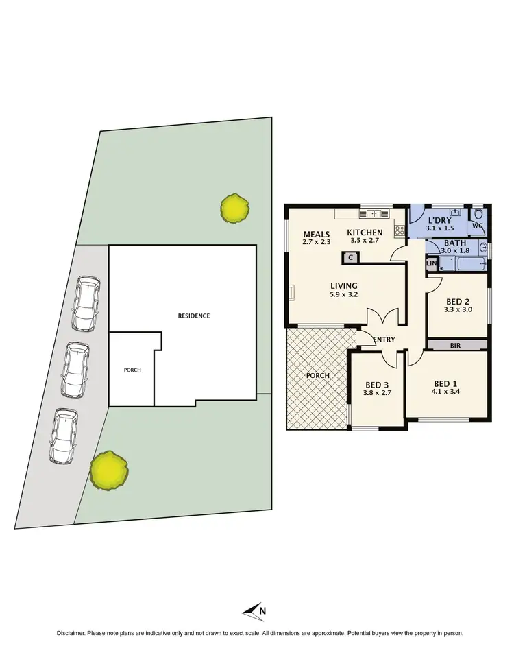 Floorplan of Homely house listing, 2 Stymie Street, Kingsbury VIC 3083