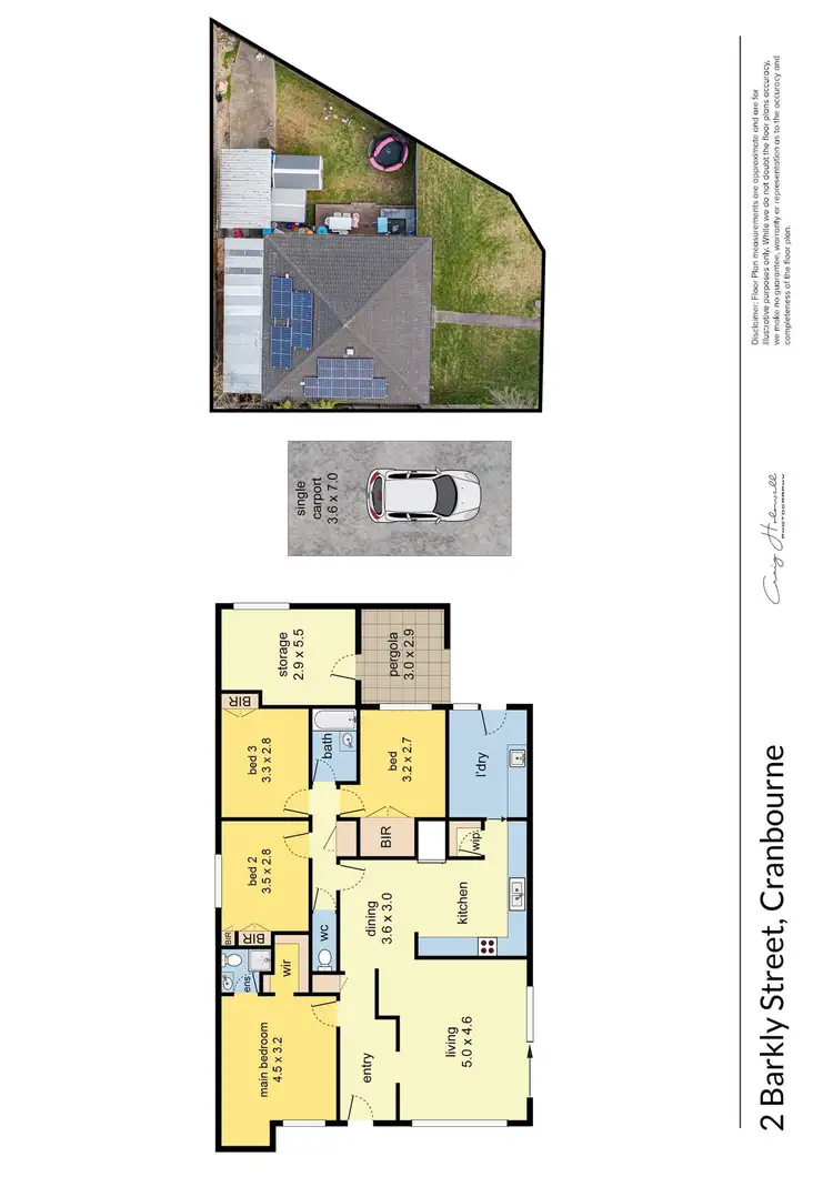 Floorplan of Homely house listing, 2 Barkly Street, Cranbourne VIC 3977