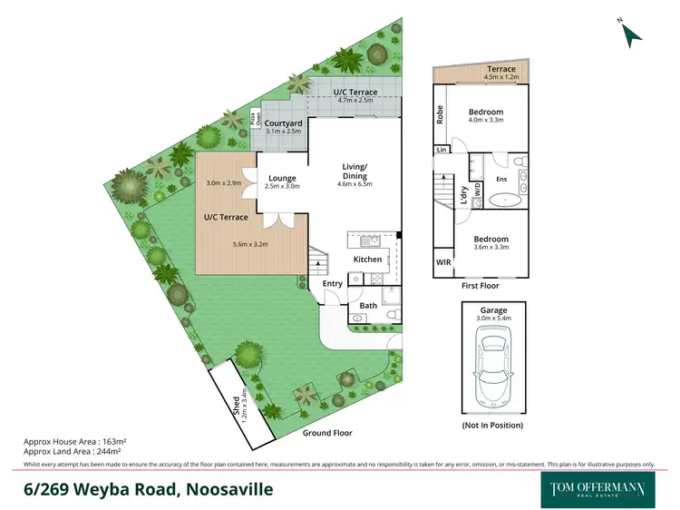 Floorplan of Homely unit listing, 6/269 Weyba Road, Noosaville QLD 4566