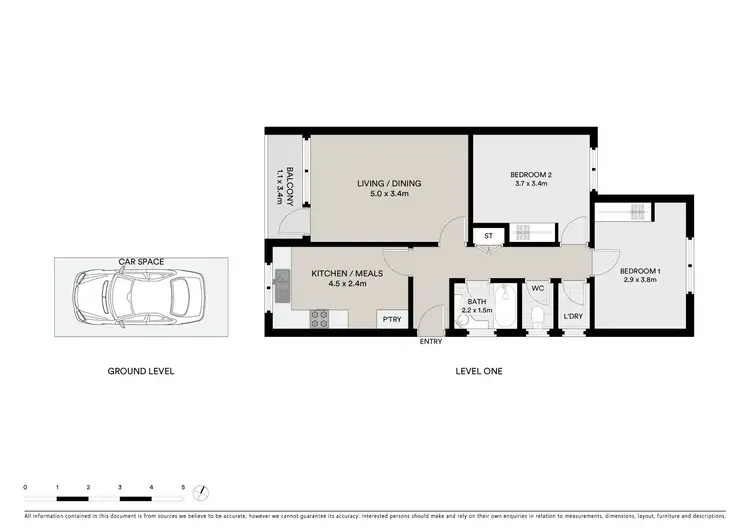 Floorplan of Homely apartment listing, 11/15 Milton Street, Elwood VIC 3184
