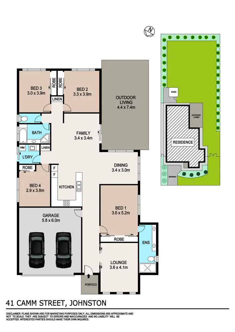 Floorplan of Homely house listing, 41 Camm Street, Johnston NT 832