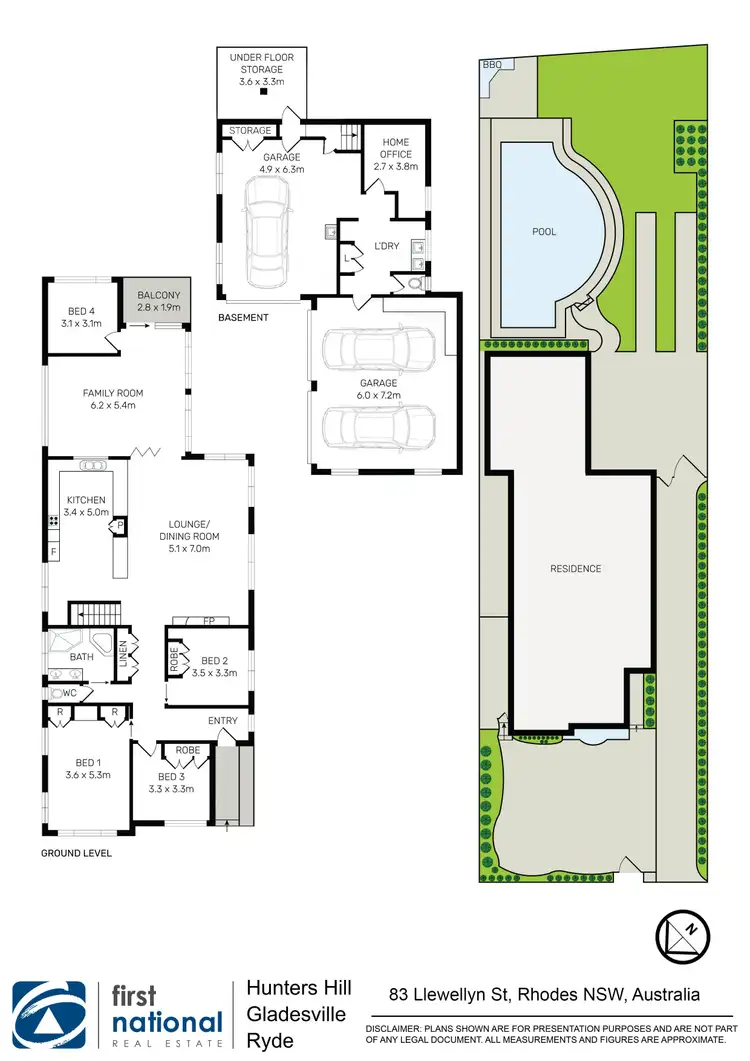 Floorplan of Homely house listing, 83 Llewellyn Street, Rhodes NSW 2138