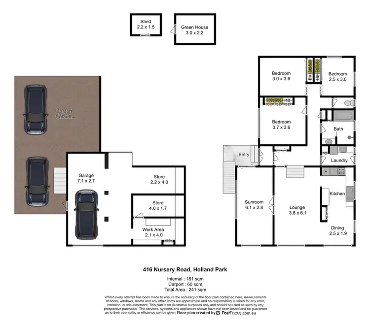Floorplan of Homely house listing, 416 Nursery Road, Holland Park QLD 4121