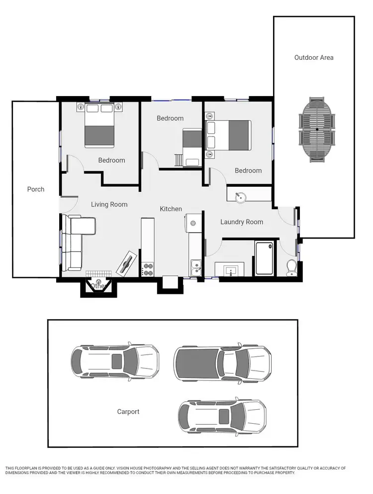 Floorplan of Homely house listing, 4 Cedar Street, Red Cliffs VIC 3496