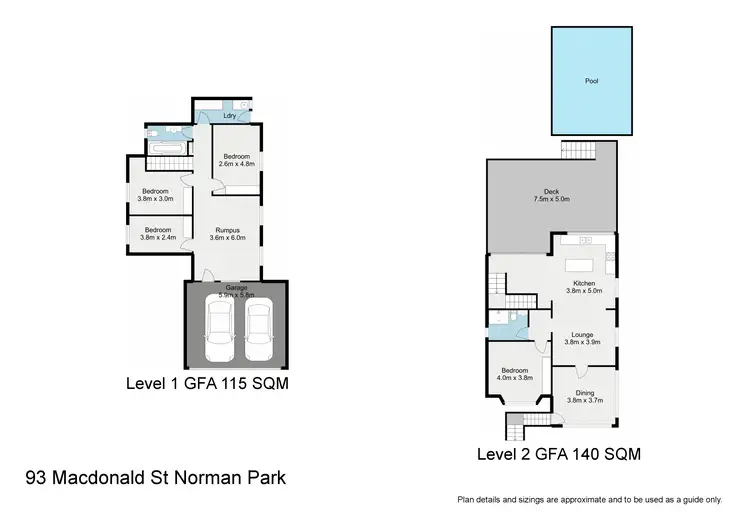 Floorplan of Homely house listing, 93 Macdonald Street, Norman Park QLD 4170