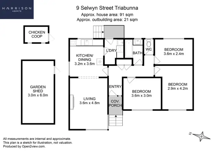 Floorplan of Homely house listing, 9 Selwyn Street, Triabunna TAS 7190